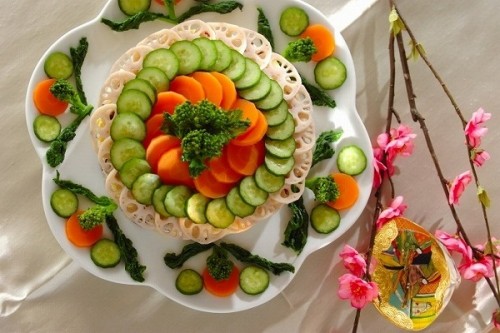 野菜のケーキ寿司