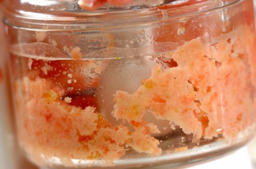 トマトのジェラートの作り方1