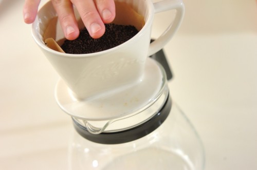 ドリップコーヒーゼリーの作り方1