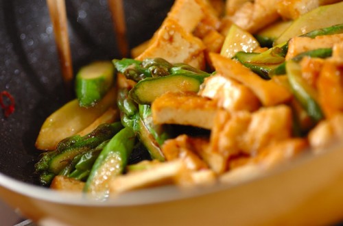 厚揚げきんぴらの作り方2