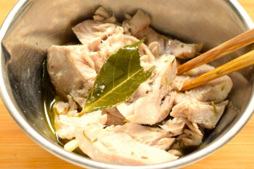 オイル控えめあっさりヘルシーな自家製ツナの作り方6