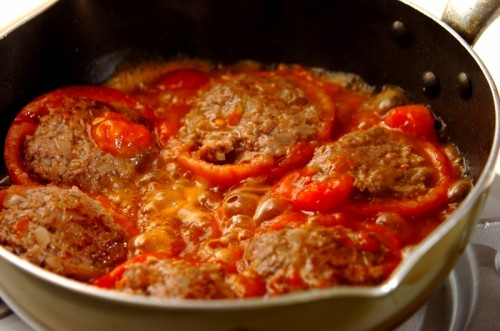 トマトの肉詰めの作り方5