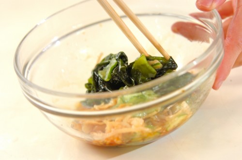 クラゲの中華サラダの作り方1