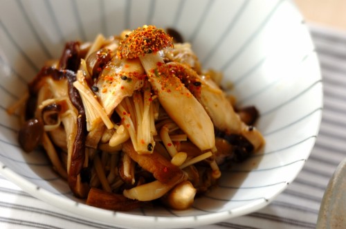 キノコの当座煮