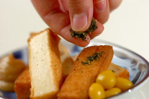 厚揚げの酢みそ添えの作り方2