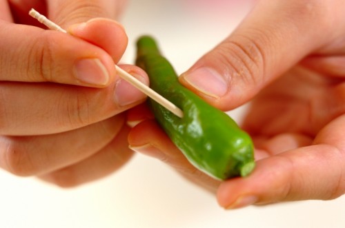 天ぷらの下準備2