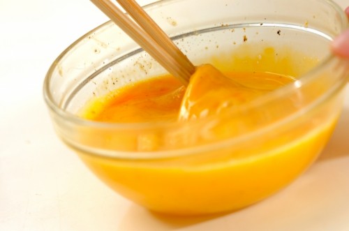 簡単!たっぷりチーズのふわふわオムレツ by 杉本 亜希子さんの下準備1