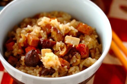 焼き豚入りおこわ