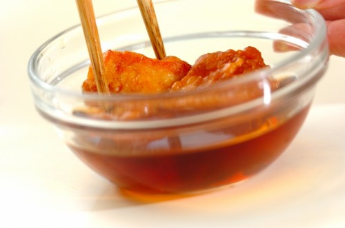 鶏天丼の作り方3