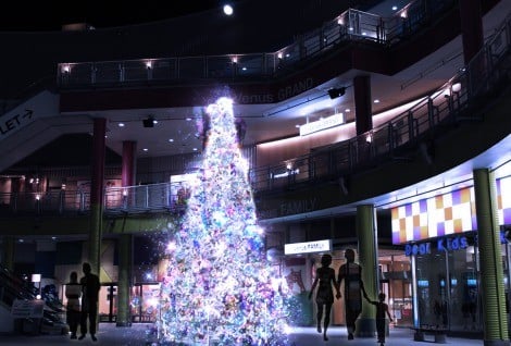 B[iXtH[giE]j́wVenusFort Christmas Projection Mapping 2015uVenus Stariumvx