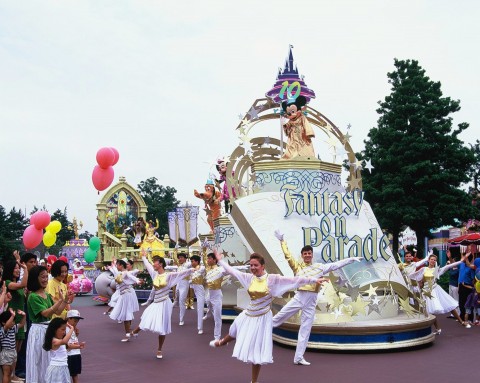 カリエンテ！カリエンテ！配布紙帽子 東京ディズニーランド 15周年