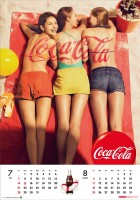 コカ・コーラのカレンダー2013年度版
