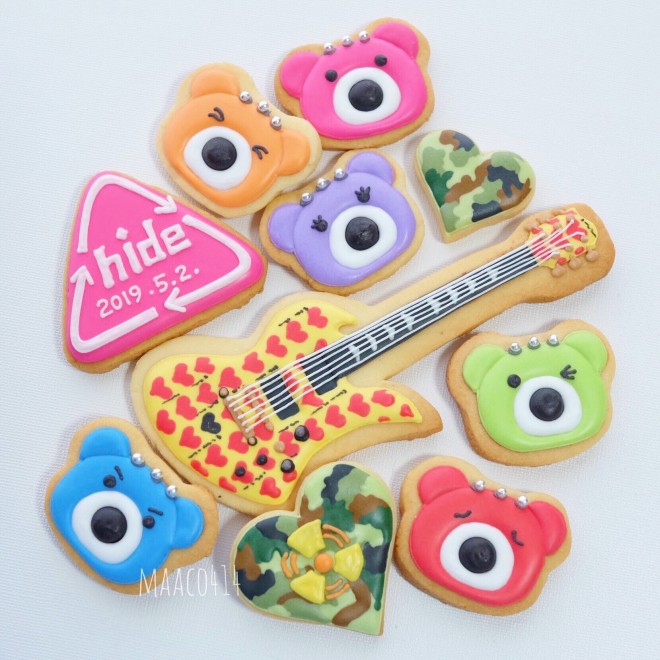 hide�̃A�C�V���O�N�b�L�[�i�摜�񋟁F�܂�Ȃ��ʂ�����j