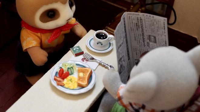 iȂ܂̂ŐVЎɗDɃ[jOi摜񋟁FKanaFettj